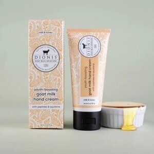 Dionis Youth Boosting Goat Milk Hand Cream Milk Honey 2 oz
